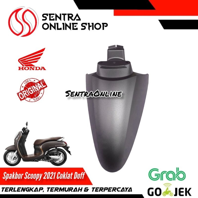 Fender fr spakbor depan scoopy all new 2021 brown coklat doff dop original