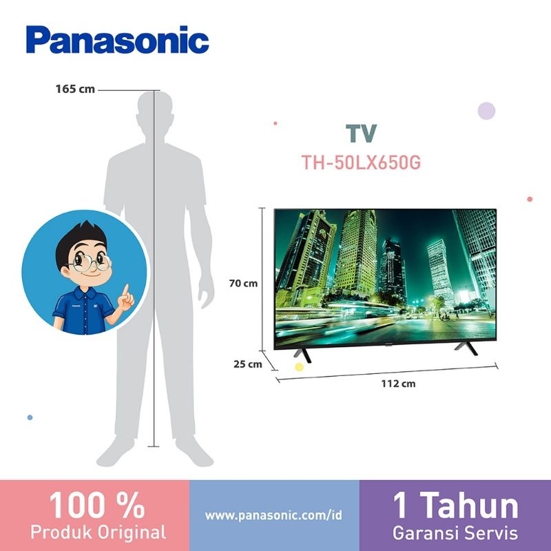 TV LED 4K SMART PANASONIC TH-50LX650G 50INCH