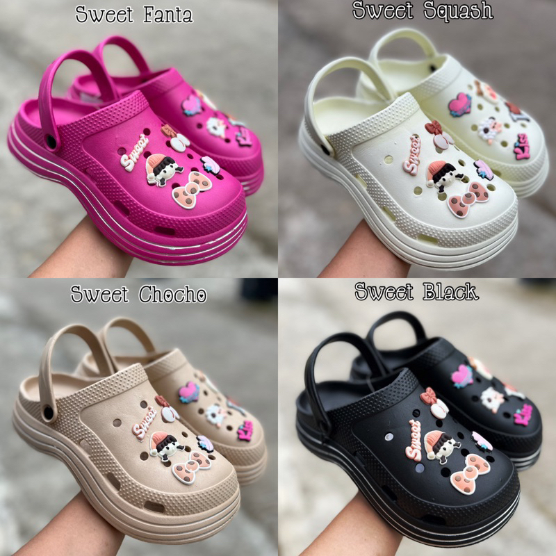 (Size 36-40) SANDAL BAIM DEWASA FUJI WANITA MOTIF SWEET BAKPAO