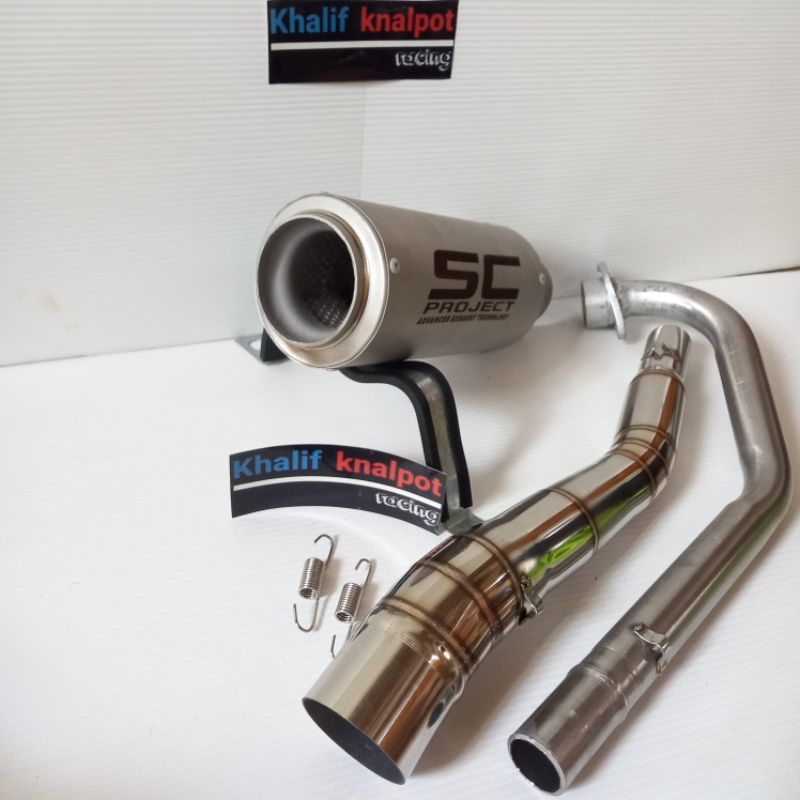 knalpot racing sc project sandblas vixion new vixion R vixion old