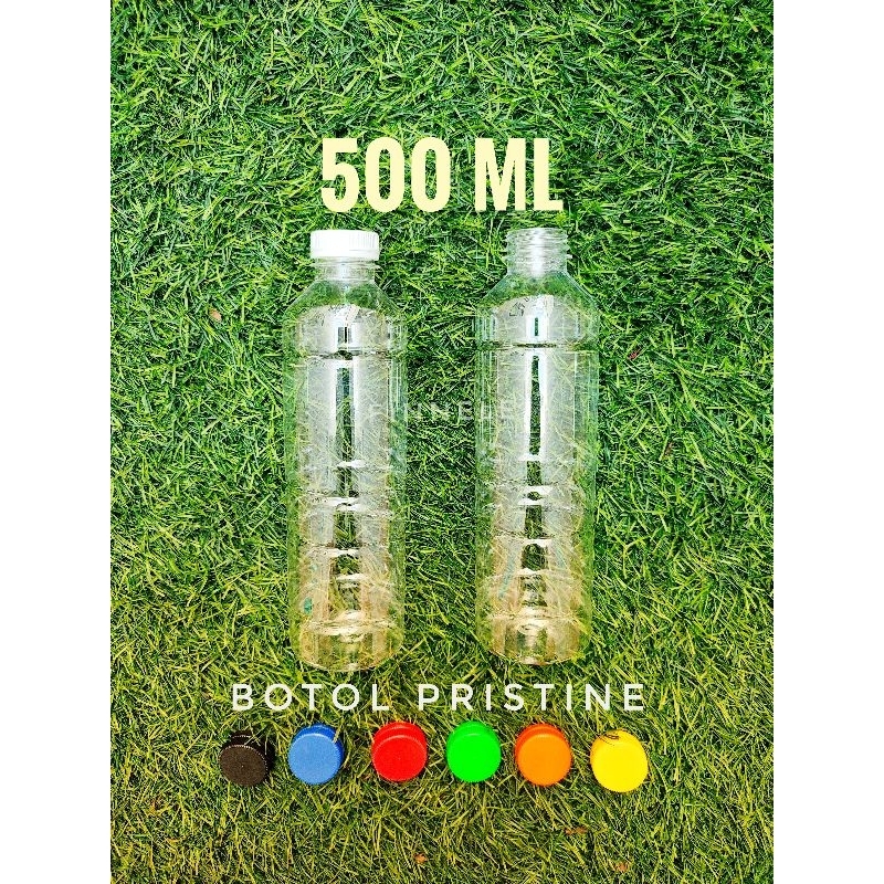 Botol Plastik 500ml / Botol Pristine 500ml / Botol Almond / Botol AMDK / Botol Jamu