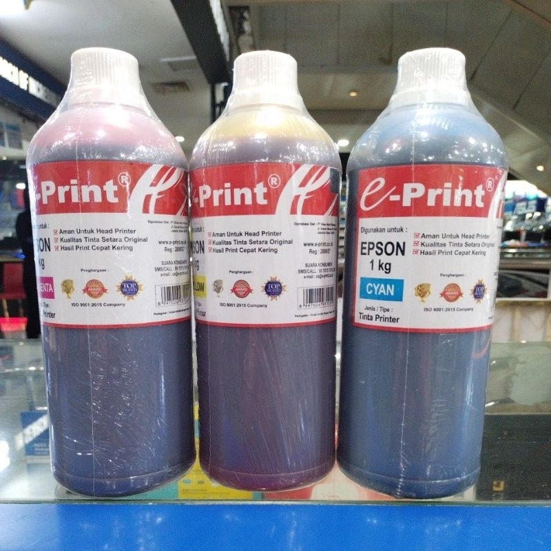 TINTA REFILL E-PRINT 1 KILO CANON/EPSON ALL COLOUR