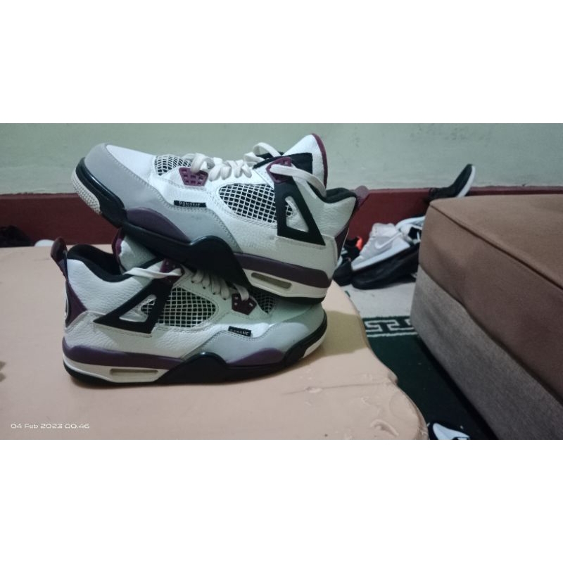 Second branded authentic AJ Retro 4 PSG 40/25cm