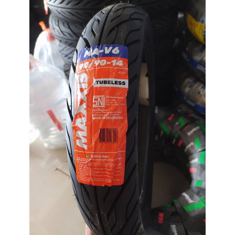 BAN LUAR MAXXIS 80/90-14 90/90-14 RING 14 R14 MA-V6