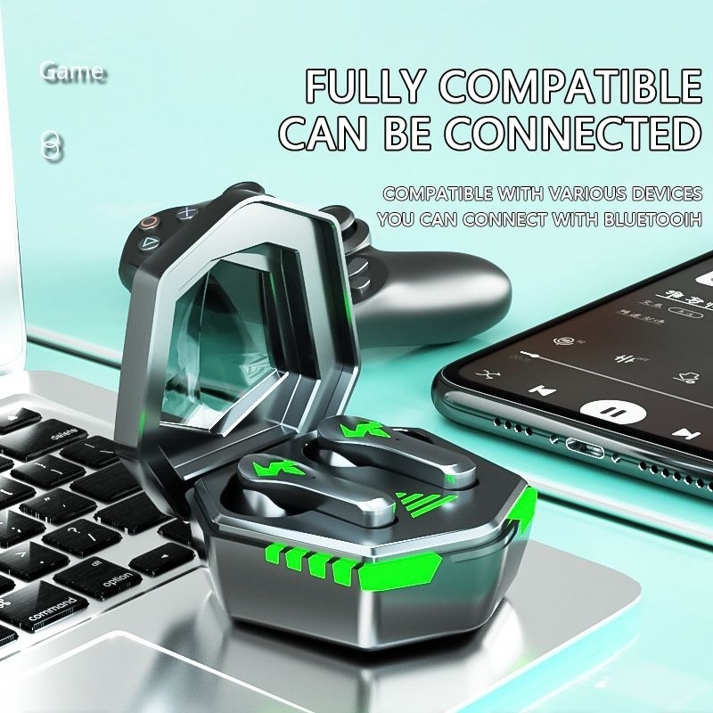 BIG PROMO TWS N35 HEADSET BLUETOOTH GAMING WIRELESS EARPHONE LED DISPLAY