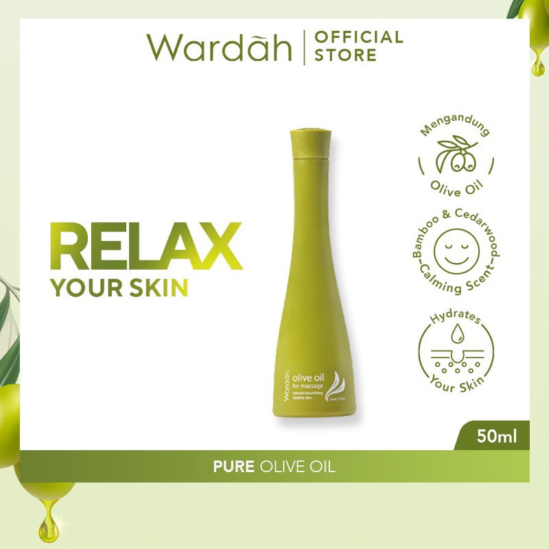 WARDAH PURE OLIVE OIL - 50 ML