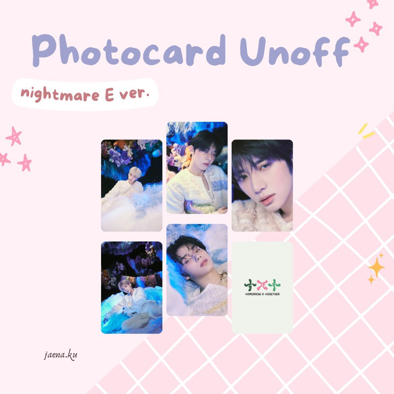 [TXT] PHOTOCARD UNOFF TEMPATATION NIGHTMARE VER