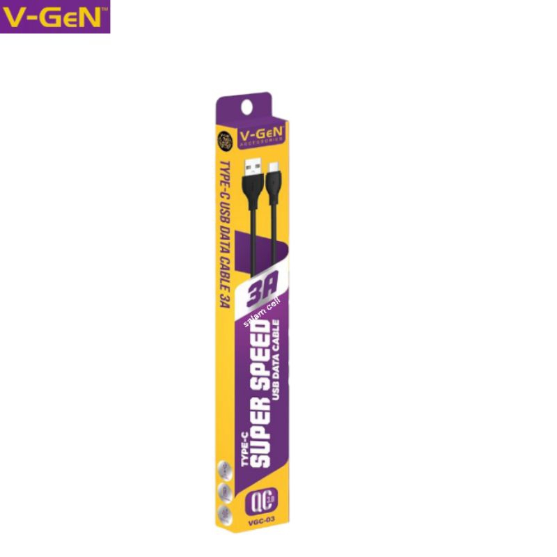 Kabel Data Type-C V-GEN VCB-17 Original Vgen Garansi Resmi