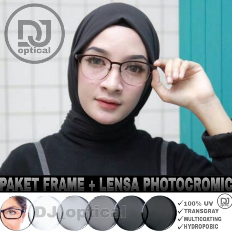 KACAMATA MINUS ANTIRADIASI 2090 | KACAMATA PHOTOCROMIC | KACAMATA LENTUR