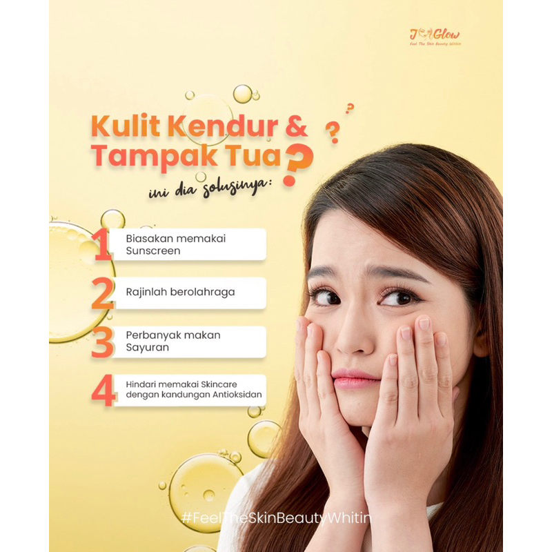 JGLOW TEEN SKINCARE KULIT NORMAL / JERAWAT 4PC