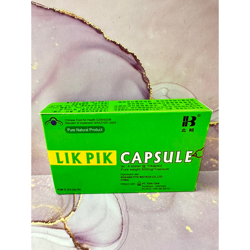 Lik Pik Capsule - Untuk kolestrol