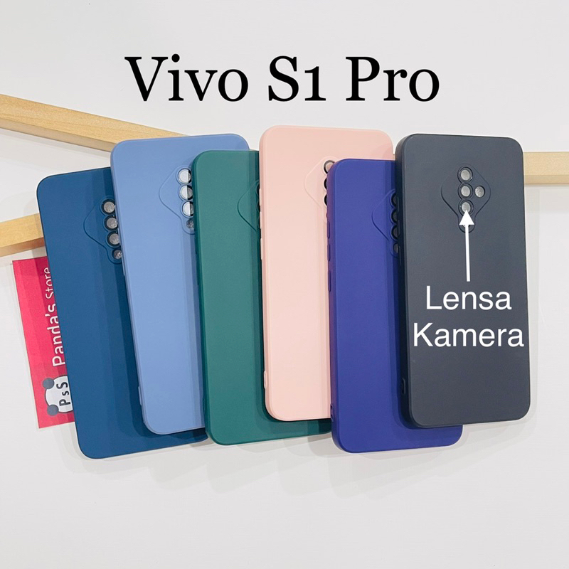 Case Vivo S1 Pro Lenspro Makaron Full Color Softcase Pro Lensa