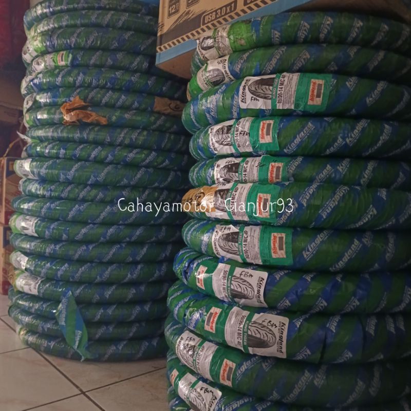 ban murah paket ban kingland matic tubetype depan belakang 80/90-14 & 90/90-14 honda beat