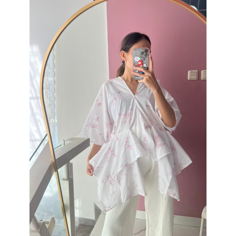 yukata bordir new special white