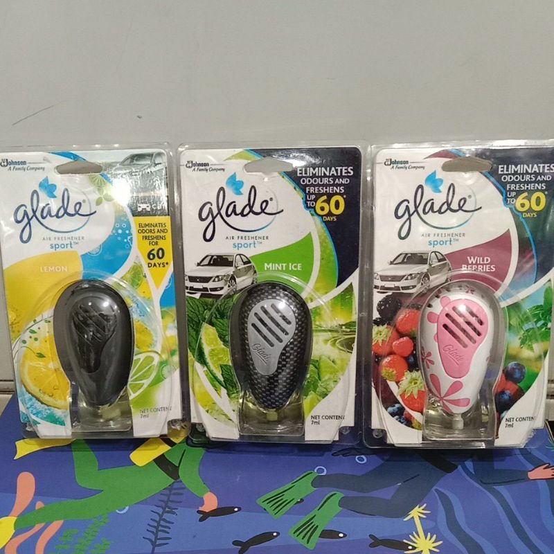 Glade Sport 7ml//glade pengharum mobil 7ml