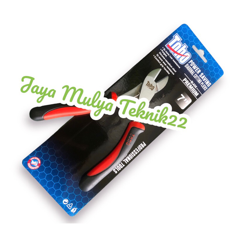 Tang potong power saving 7 inch Toho / TOHO power saving diagonal pliers / Alat bengkel