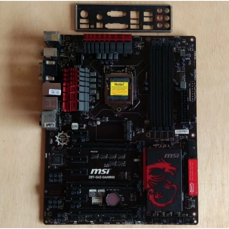MOTHERBOAD MSI Z87 - G45 GAMING LGA 1150 4 SLOT RAM DDR3 /7 SLOT PCI E