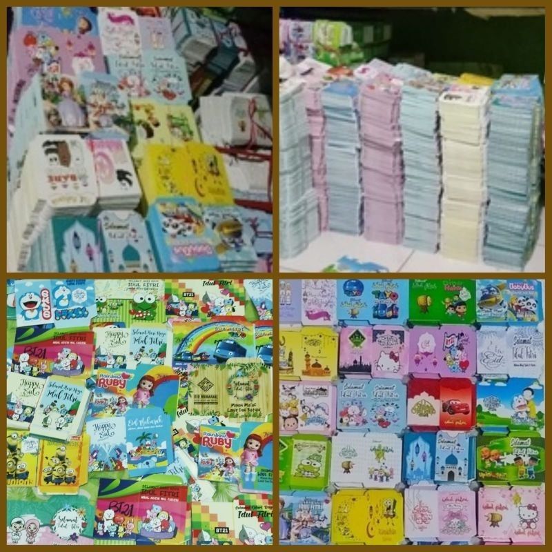 

Amplop lebaran Groir Lembaran belum di lem