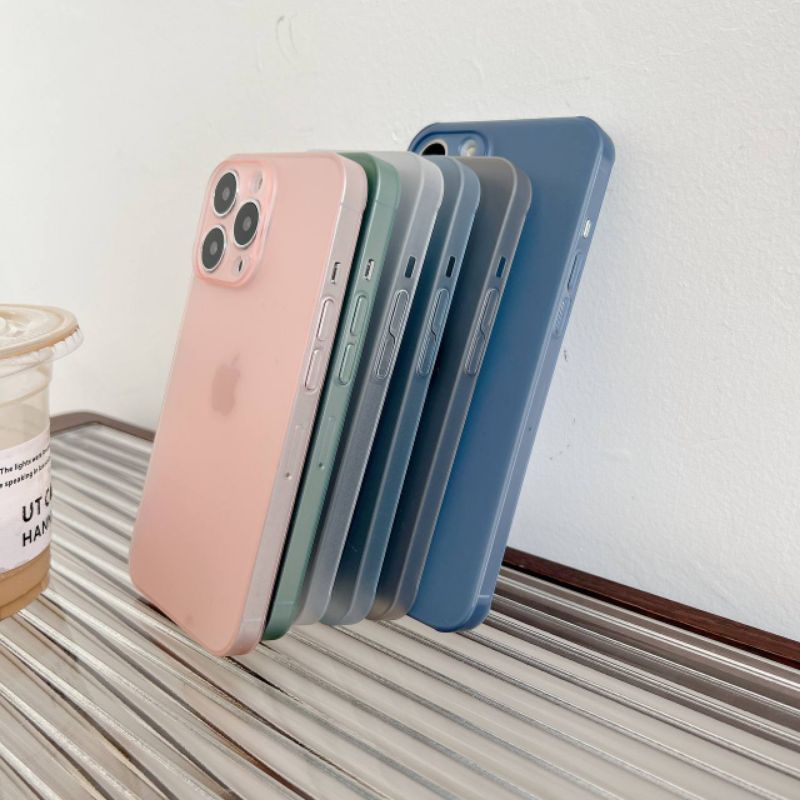 SLIM CASE MATTE / TRANSPARAN IPHONE 12PRO, PRO MAX, 13PRO, PRO MAX, 14PRO, PRO MAX, CASE BURAM TIPIS