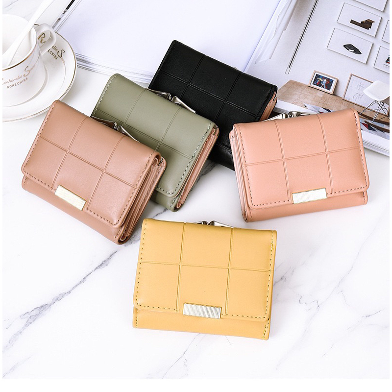 Dompet Pendek Kulit Wanita Dompet Lipat Cewek C240