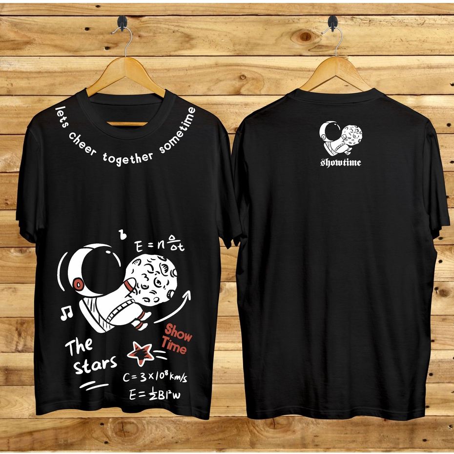 Baju Kaos Distro Tshirt Pria Wanita Boneka Keren Lengan Pendek Astronot The Star Terbaru Cewek Cowok Motif Sablon Bergambar Samurai Dragon Cod Couple Unisex