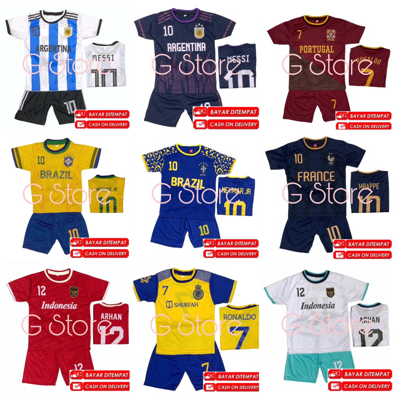 Jual Bisa Cod Jersey Bola Timnas Negara Tahun Setelan Baju