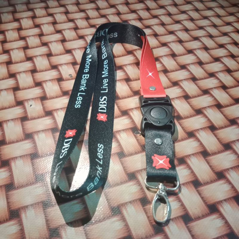 

Tali id card lanyard Bank DBS