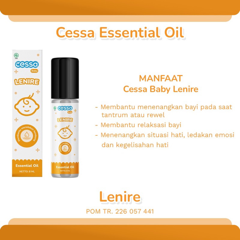 DINOANDBUNNY - CESSA ESSENTIAL OIL ROLL ON - Cessa Baby- Oil Bayi dan Anak Natural