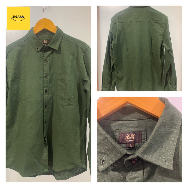 [ Preloved/ Second hand/ Branded] Kemeja Pria HnM