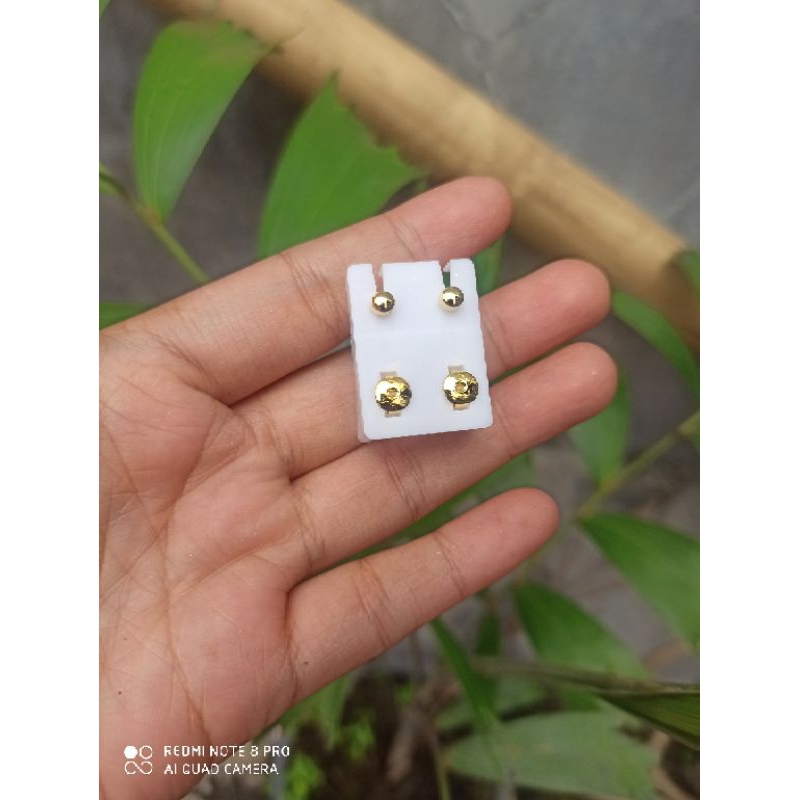 anting tembak bayi baru lahir stainless