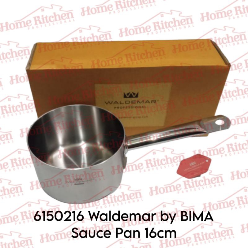 WALDEMAR BY BIMA MILK PAN SAUCE PAN SAUCEPOT STAINLESS SUS304 3PLY INOX CLAD