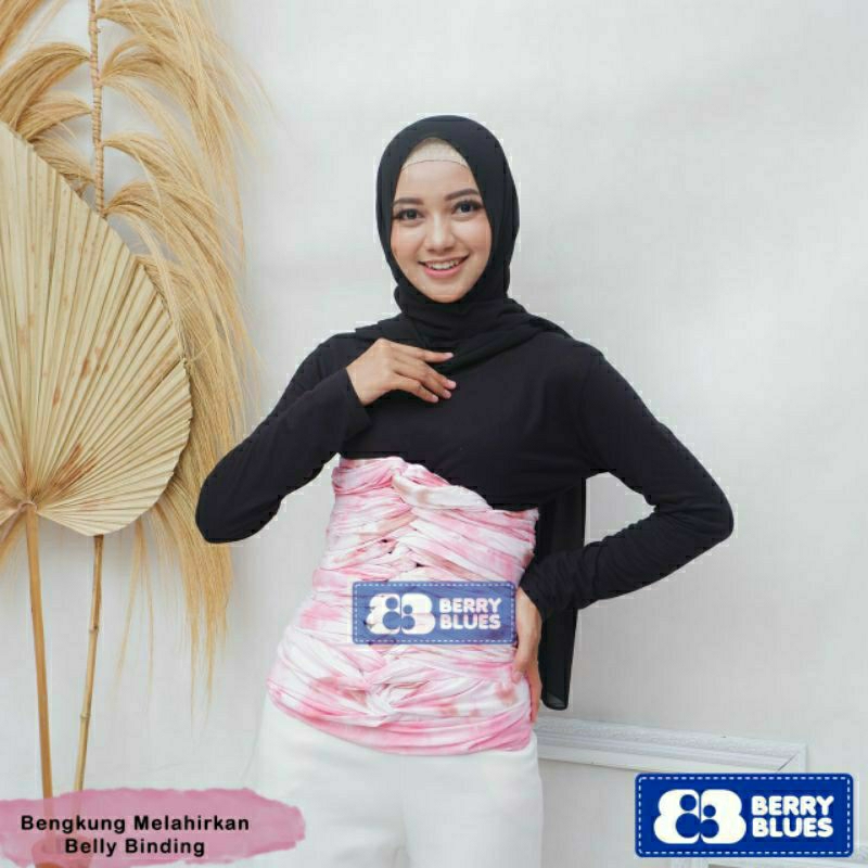 20mtr Stagen Ibu Bersalin Bengkung Ibu Melahirkan ZIWAKU motif tiedye