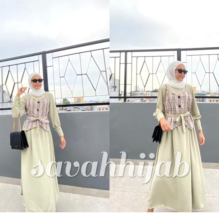 MAXI DRESS SALWA/GAMIS WANITA/PAKAIAN MUSLIM WANITA