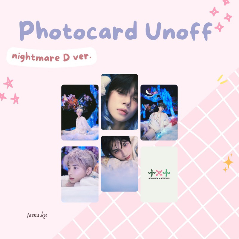 [TXT] PHOTOCARD UNOFF TEMPATATION NIGHTMARE VER