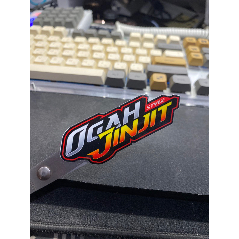 STIKER OGAH JINJIT STYLE