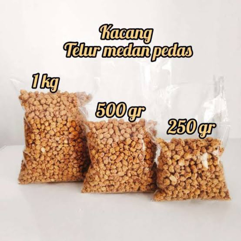 

KACANG TELUR MEDAN SP 500gr (MANIS / PEDAS / DAUN JERUK / ARAB)