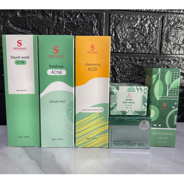 Paket acne radang shineskin (BUMIL BUSUI AMAN)