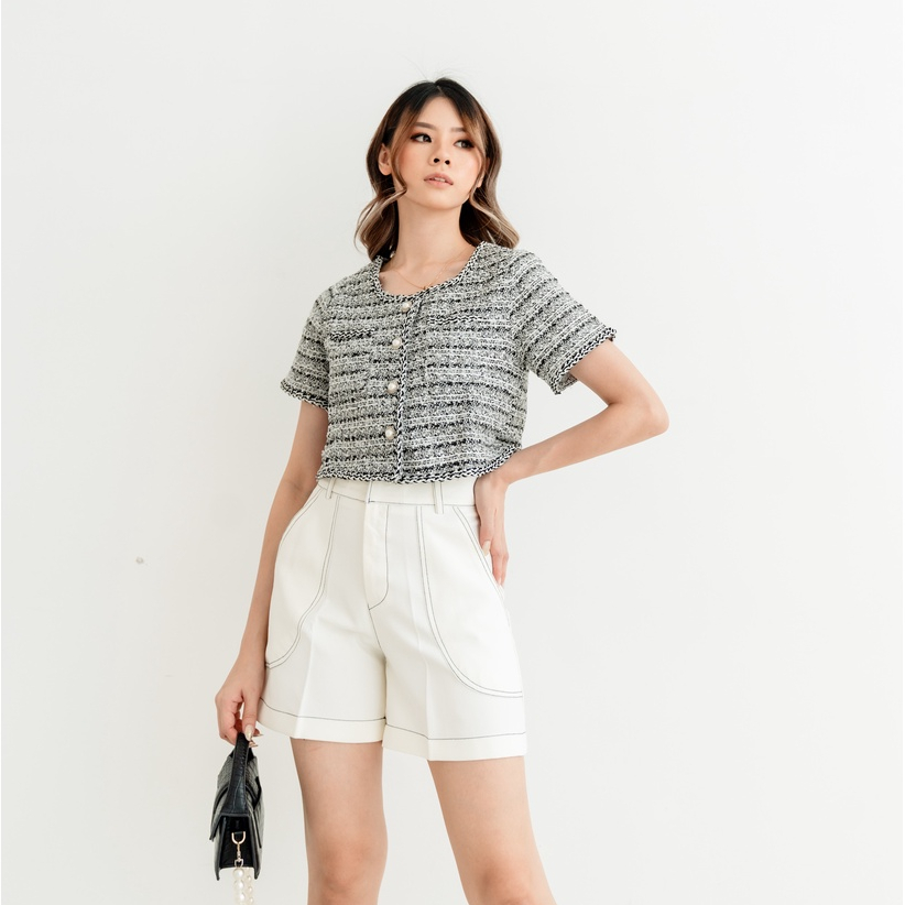 SEAL THE LABEL - Esme Tweed Top