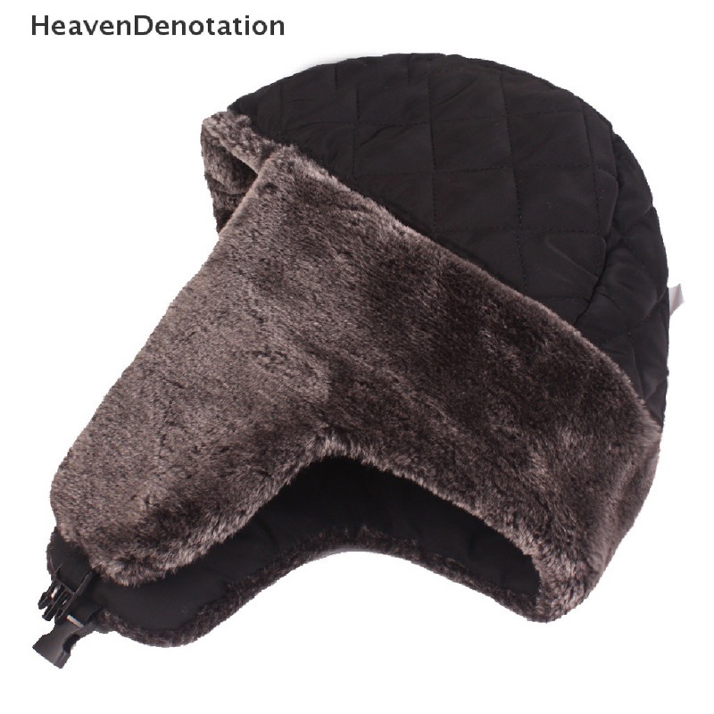IMPORT MOLLAD Hat Bomber New Russian Ushanka Fur winter warm Topi Bomber Rusia Musim Dingin Bulu Hangat
