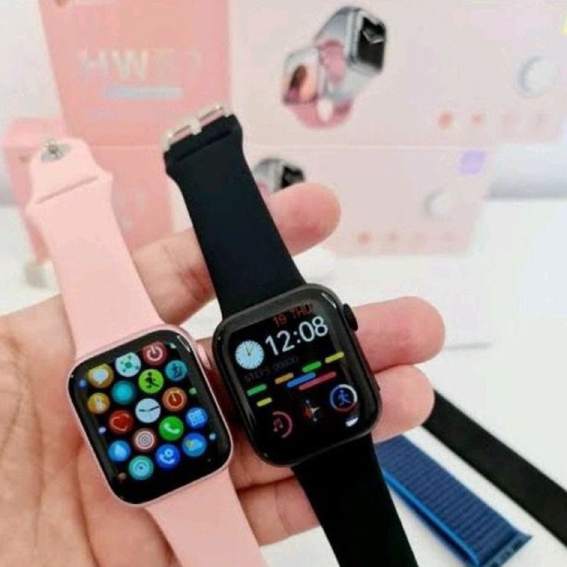 New Smart watch Series 7 HW67 mini iwatch 1.99 inch Full Screen Power Saving Mode Custom Watch Face, Body Temperature, Sports Mode BEST QUALITY