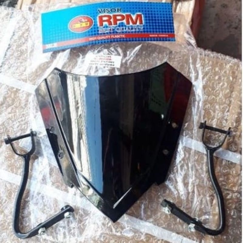 VISOR + DUDUKAN UNTUK MOTOR X-RIDE, BEAT STREET, MODEL LANCIP