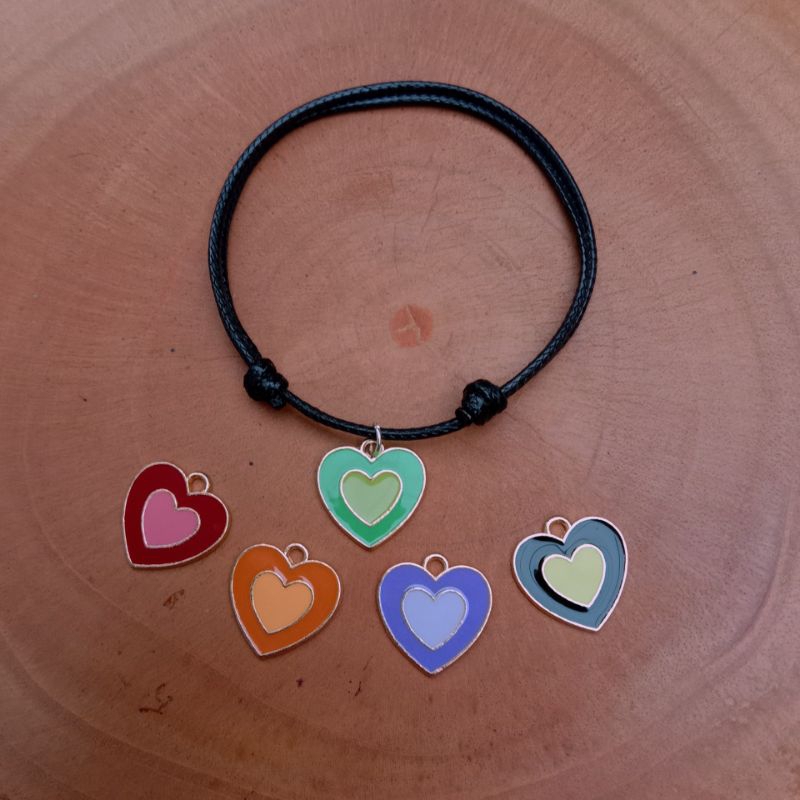 [UC] GELANG CHARM / GELANG LIONTIN / GELANG TALI KOREA
