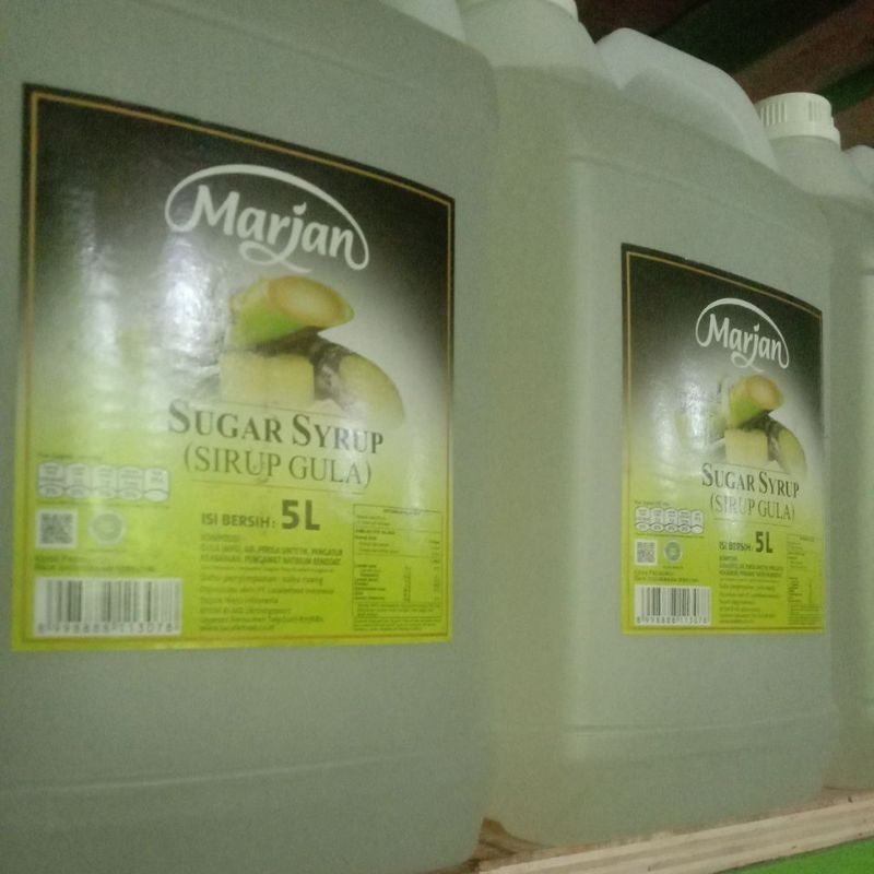 

Marjan Sugar Sirup Gula Asli 5 Liter