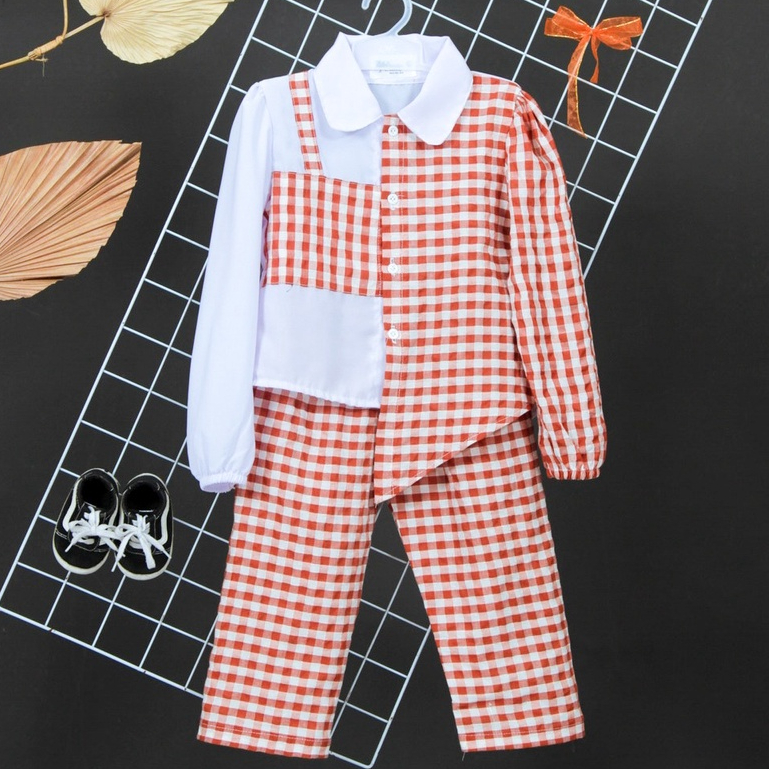 KALILA -   ZAFIRA Set Kids Setelan Baju Anak Perempuan / Bahan Polymicro