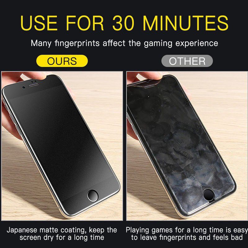 Matte Glass Full Cover Xiaomi Redmi S2 MI Play MI A1 MI A2 MI A2 Lite MI 5x MI 6x Tempered Glass Matte Anti Minyak / Anti Gores / Full Layar / Anti Glare / Screenguard