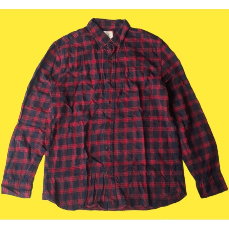 Kemeja Flanel GIORDANO ORIGINAL