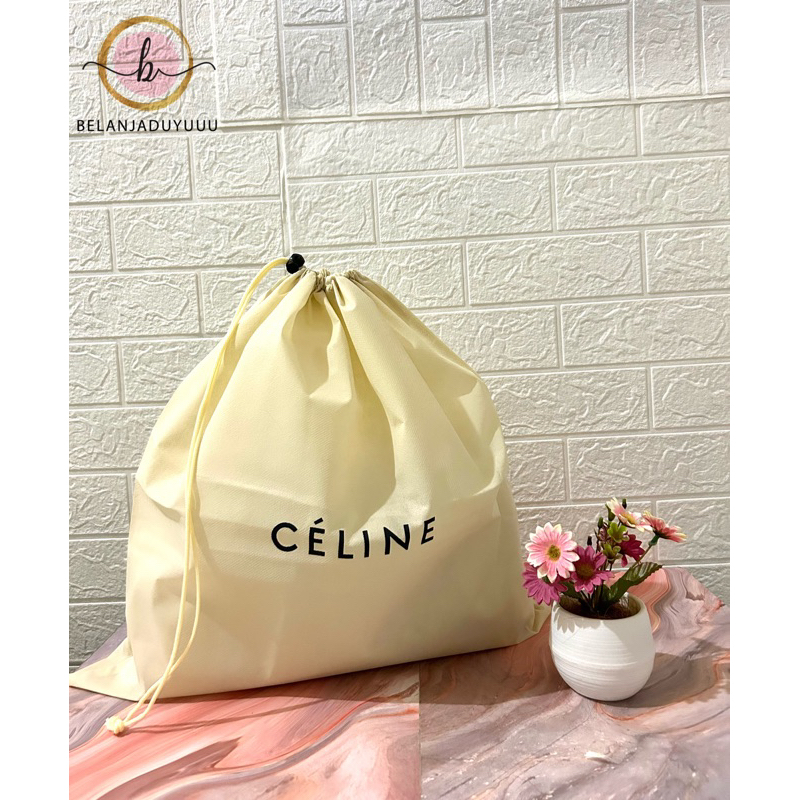 CELINE  DustBag Pengganti Sarung Tas Pelindung Debu Serut Dust Bag DB Branded