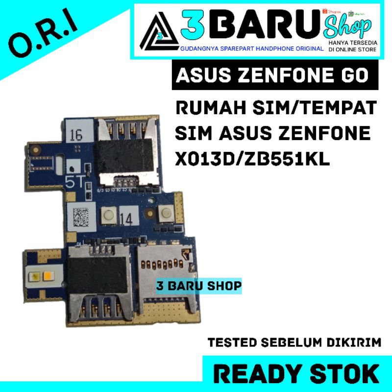 RUMAH SIM ASUS ZENFONE GO 5,5 INCH X013D/zb551kl COPOTAN ORI