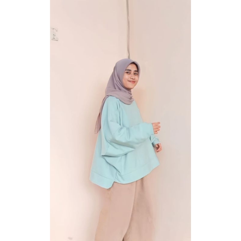 BIG SIZE XXXL Batwing Sweater Oversize (Real Pict) SWEATER WANITA