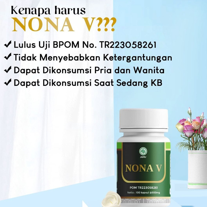 

Nona V Manjakani original BPOM 100 kapsul